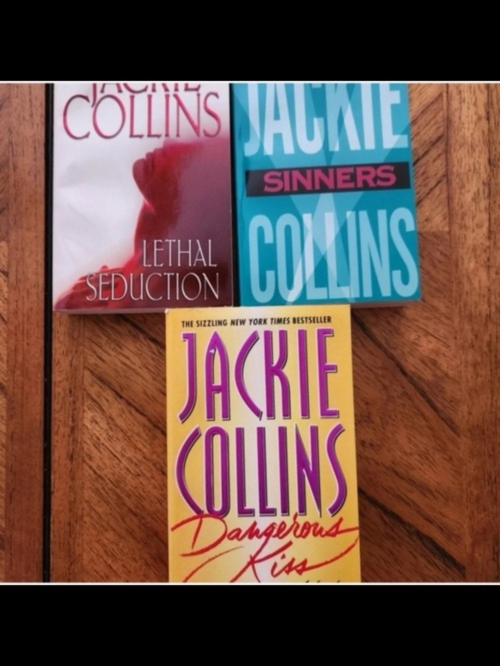 Jackie Collins Paperback Book Set